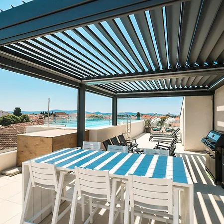 Διαμέρισμα Penthouse Croatiendream With 3 Bedrooms, Pool And Sea View *