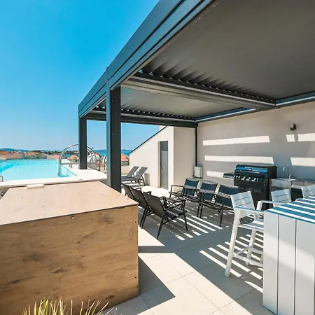 Διαμέρισμα Penthouse Croatiendream With 3 Bedrooms, Pool And Sea View *