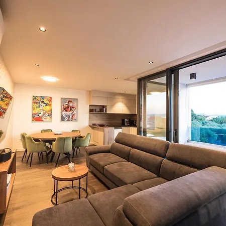 Διαμέρισμα Penthouse Croatiendream With 3 Bedrooms, Pool And Sea View *