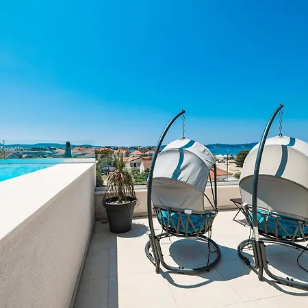 Lejlighed Penthouse Croatiendream With 3 Bedrooms, Pool And Sea View