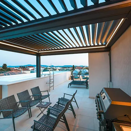 Lejlighed Penthouse Croatiendream With 3 Bedrooms, Pool And Sea View Sukošan