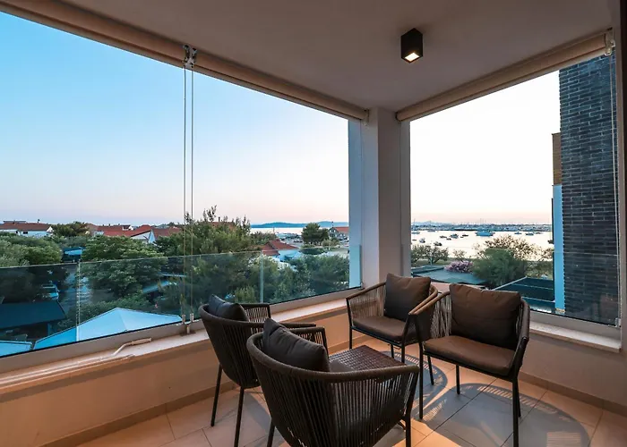 Penthouse Croatiendream With 3 Bedrooms, Pool And Sea View Апартаменты