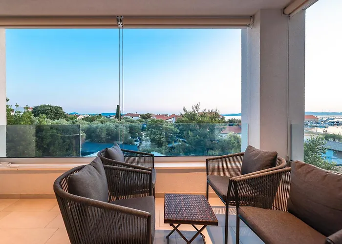 Apartamento Penthouse Croatiendream With 3 Bedrooms, Pool And Sea View Sukošan