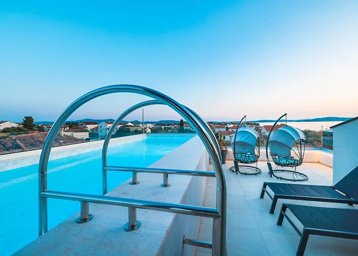 Apartamento Penthouse Croatiendream With 3 Bedrooms, Pool And Sea View