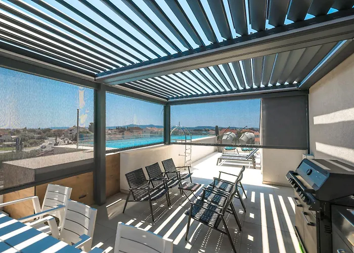 Penthouse Croatiendream With 3 Bedrooms, Pool And Sea View *